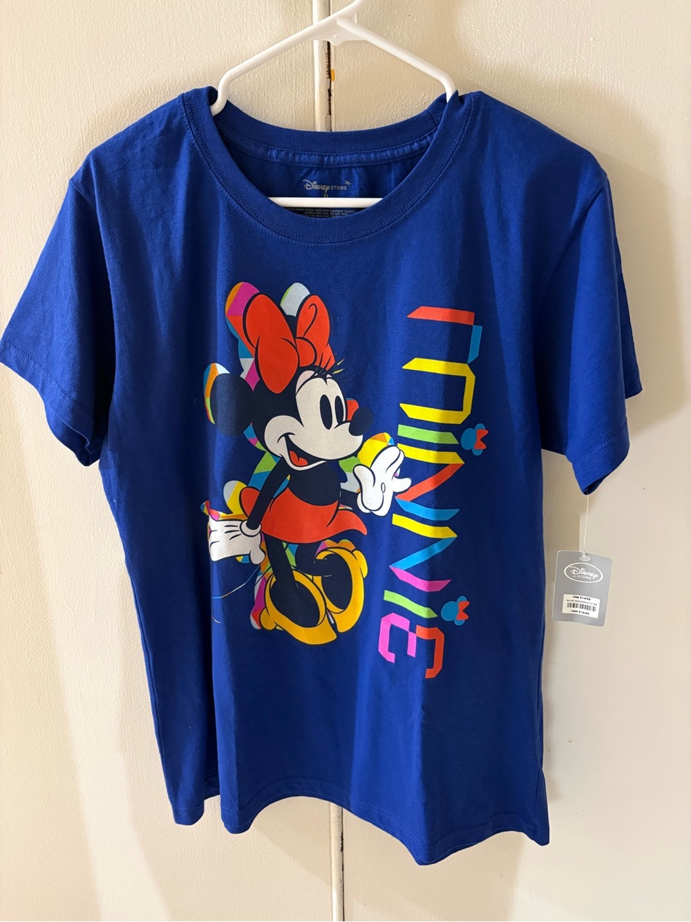 Disney Minnie Mouse Girls' Blue Graphic Tee
